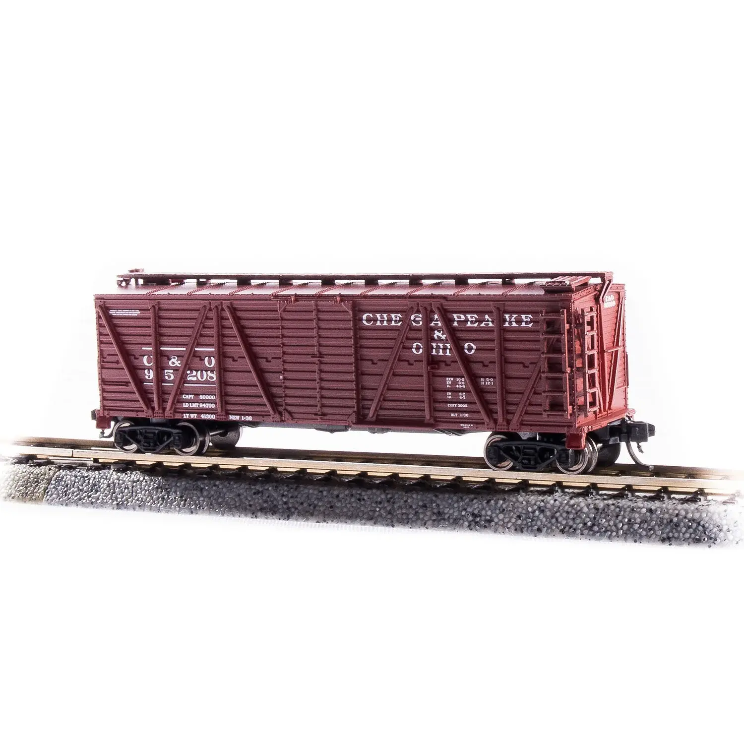 6571 N K7a Stock Car C&O w/Hog Sounds