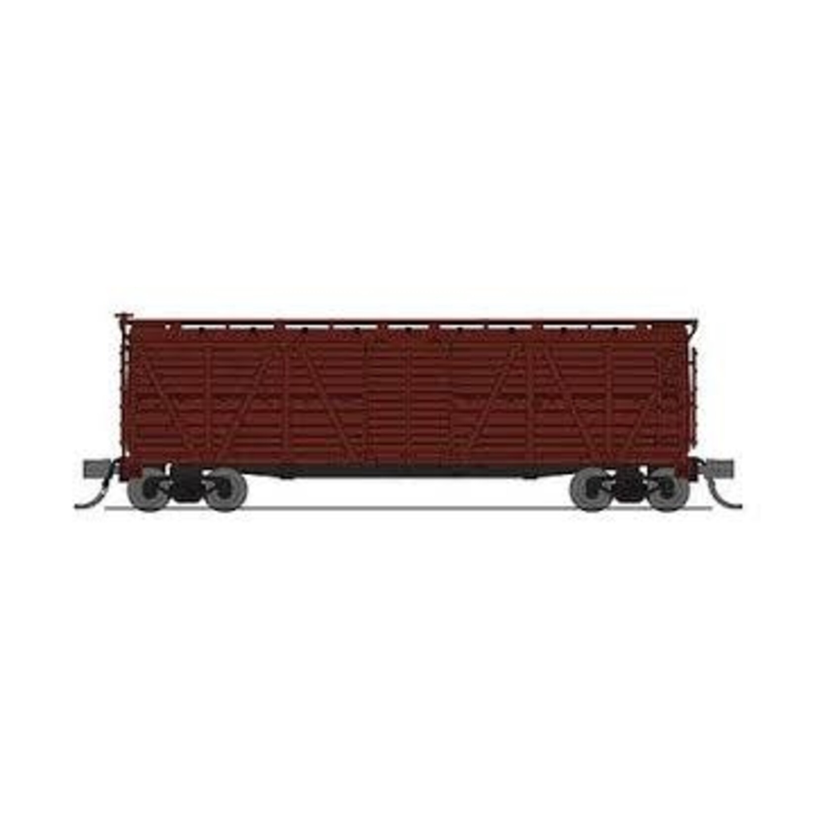 Broadway Limited 6588 N K7a Stock Car Boxcar Red w/Cattle Sounds