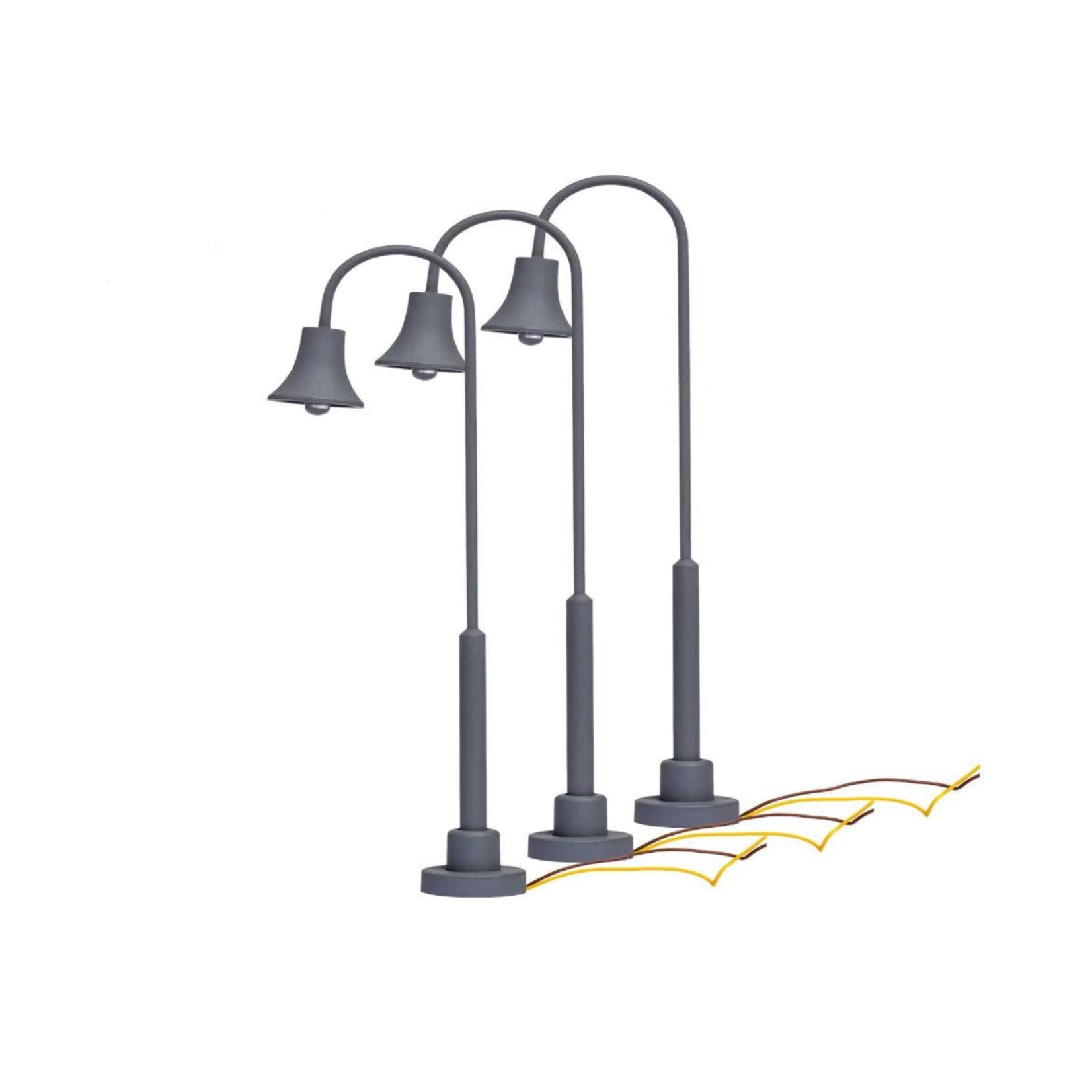 Lionel 2056110 HO Lighted Gooseneck Lamps 3pk