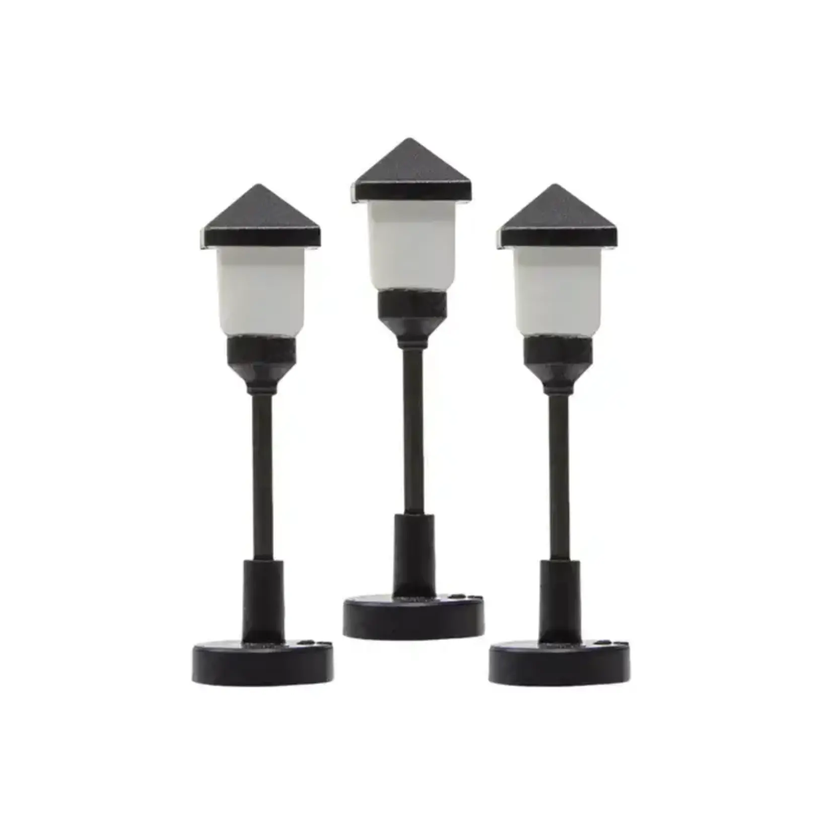 Lionel 2056180 HO Gas Lamps - Frosted 3pk
