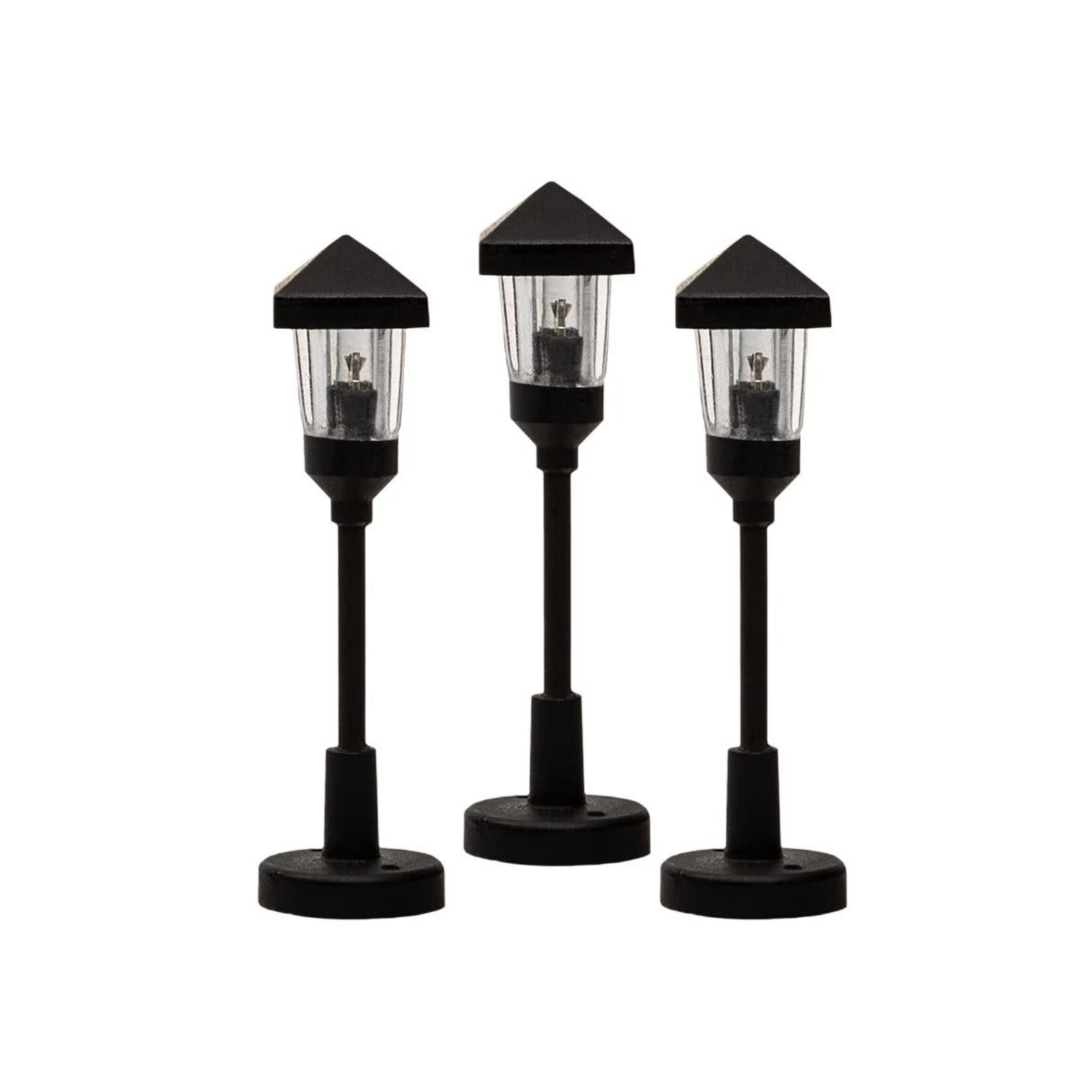 Lionel 2056190 HO Gas Lamps - Clear 3pk