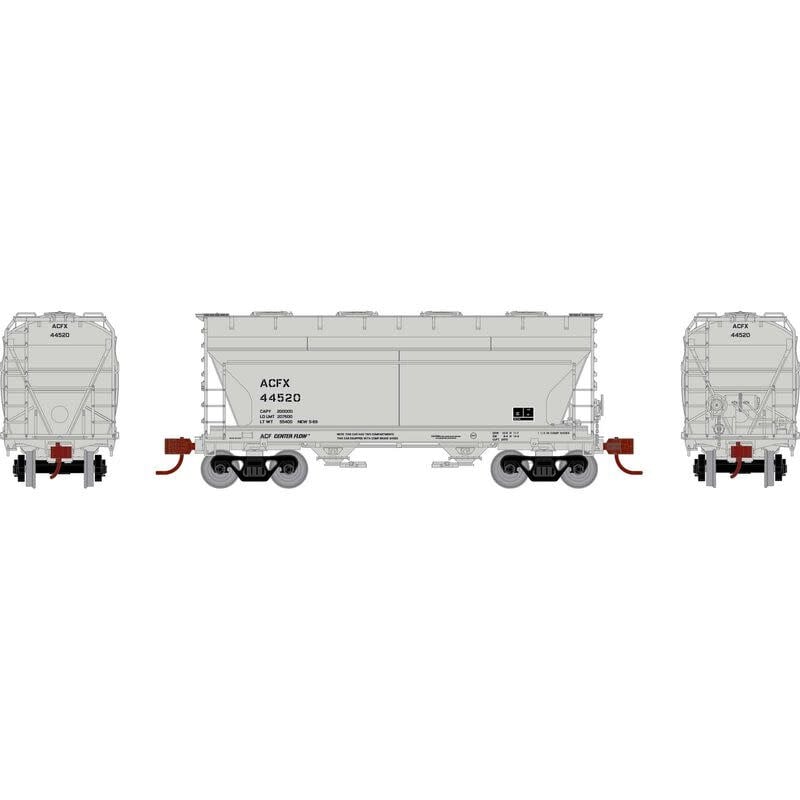 24684 N ACF 2970 Covered Hopper, ACFX #44520