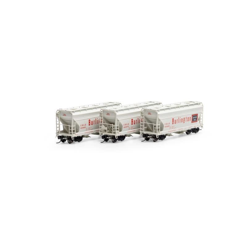 24691 N ACF 2970 Covered Hopper, CB&Q (3)