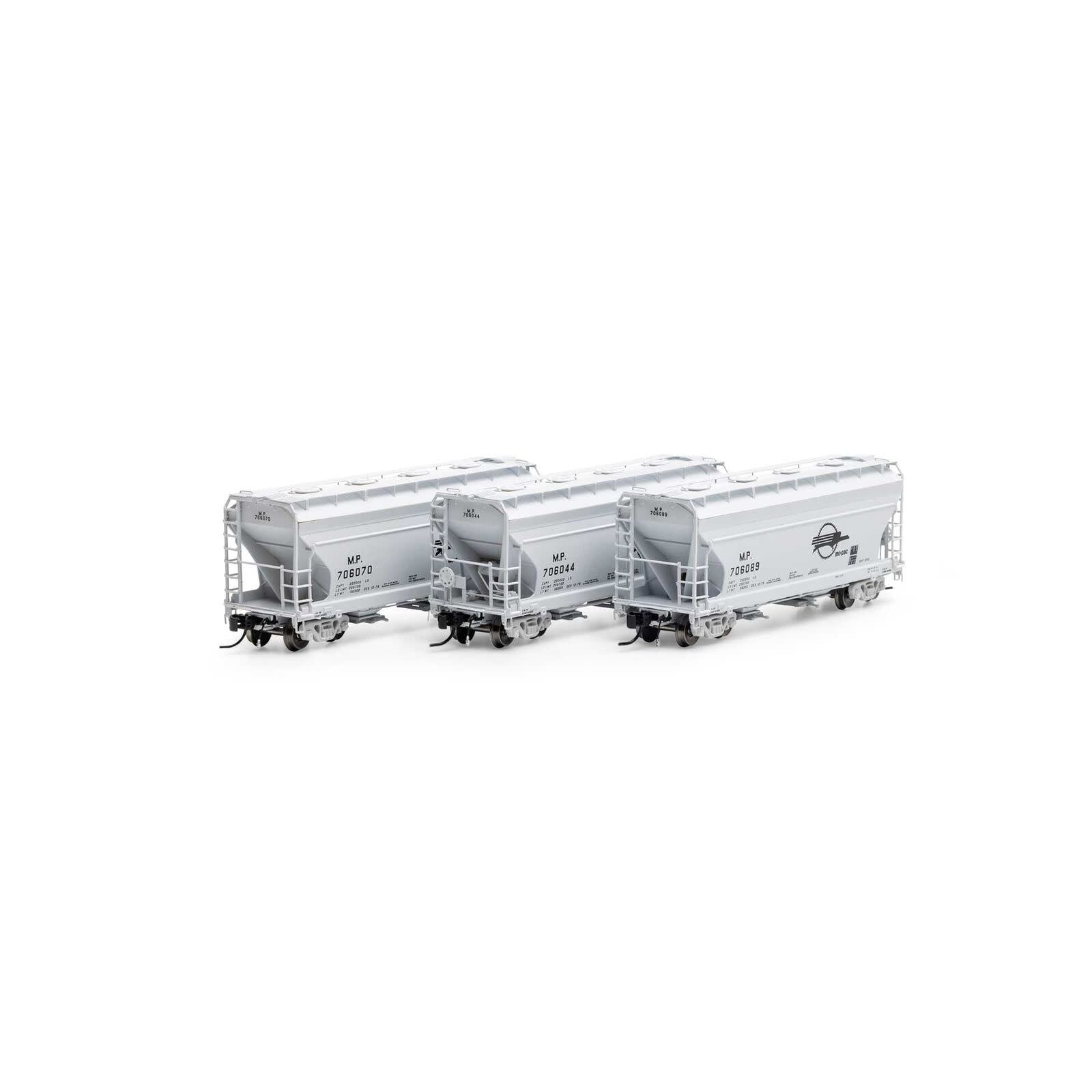 24697 N ACF 2970 Covered Hopper, MP (3)