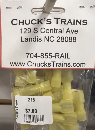 Yellow Male Quick Connect 12-14 gauge - 20 Count