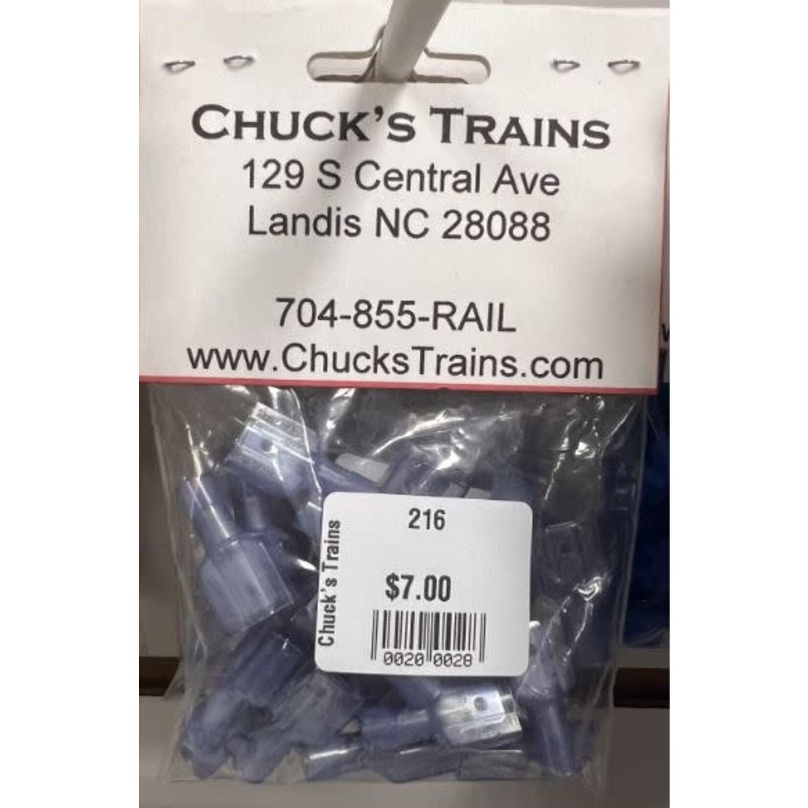Blue Male Quick Connect 14-16 gauge - 20 Count