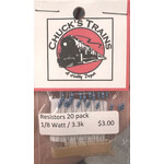 Resistors 1/8 Watt 2.7k - 20 Count