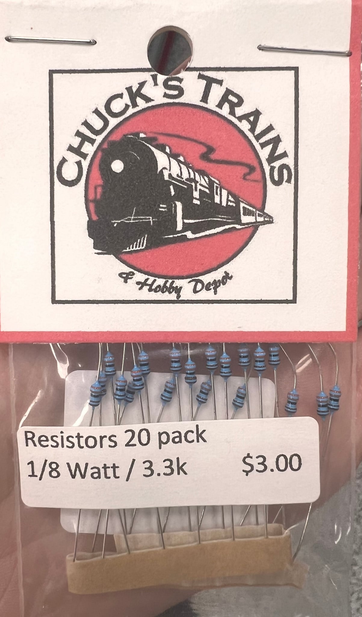 Resistors 1/8 Watt 2.7k - 20 Count