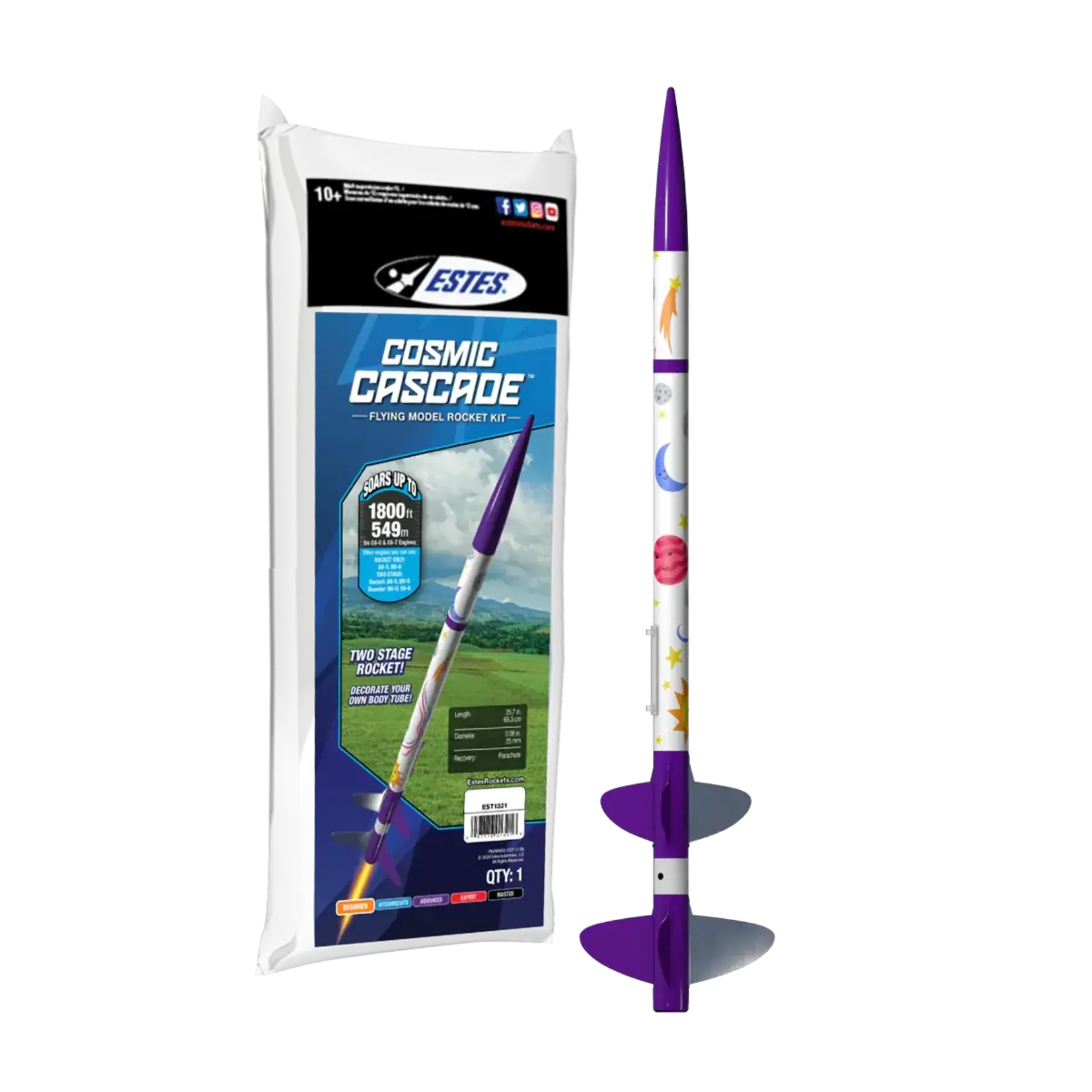 Estes 1321 Cosmic Cascade