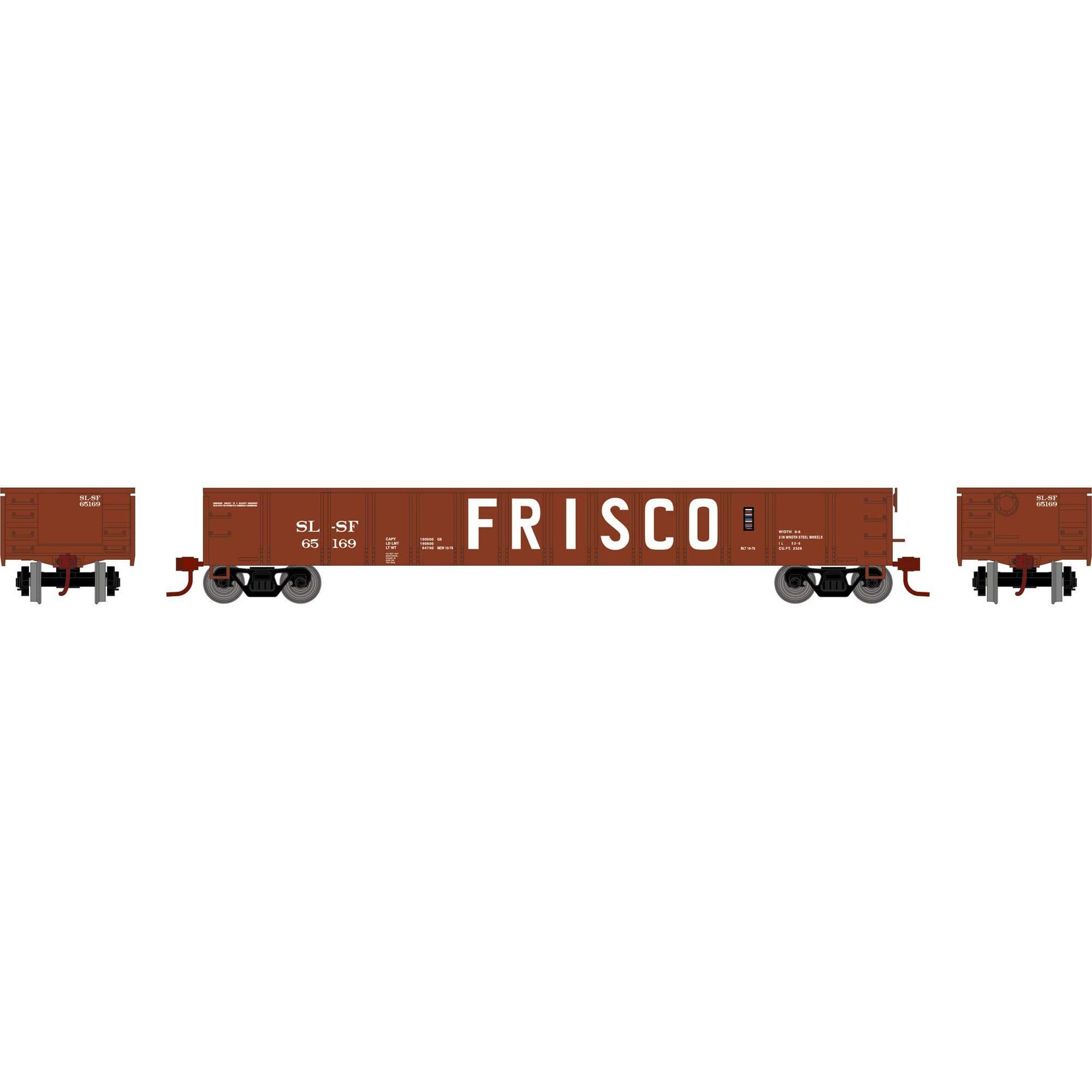 Athearn 6628 N 52' Mill Gondola SLSF 65169