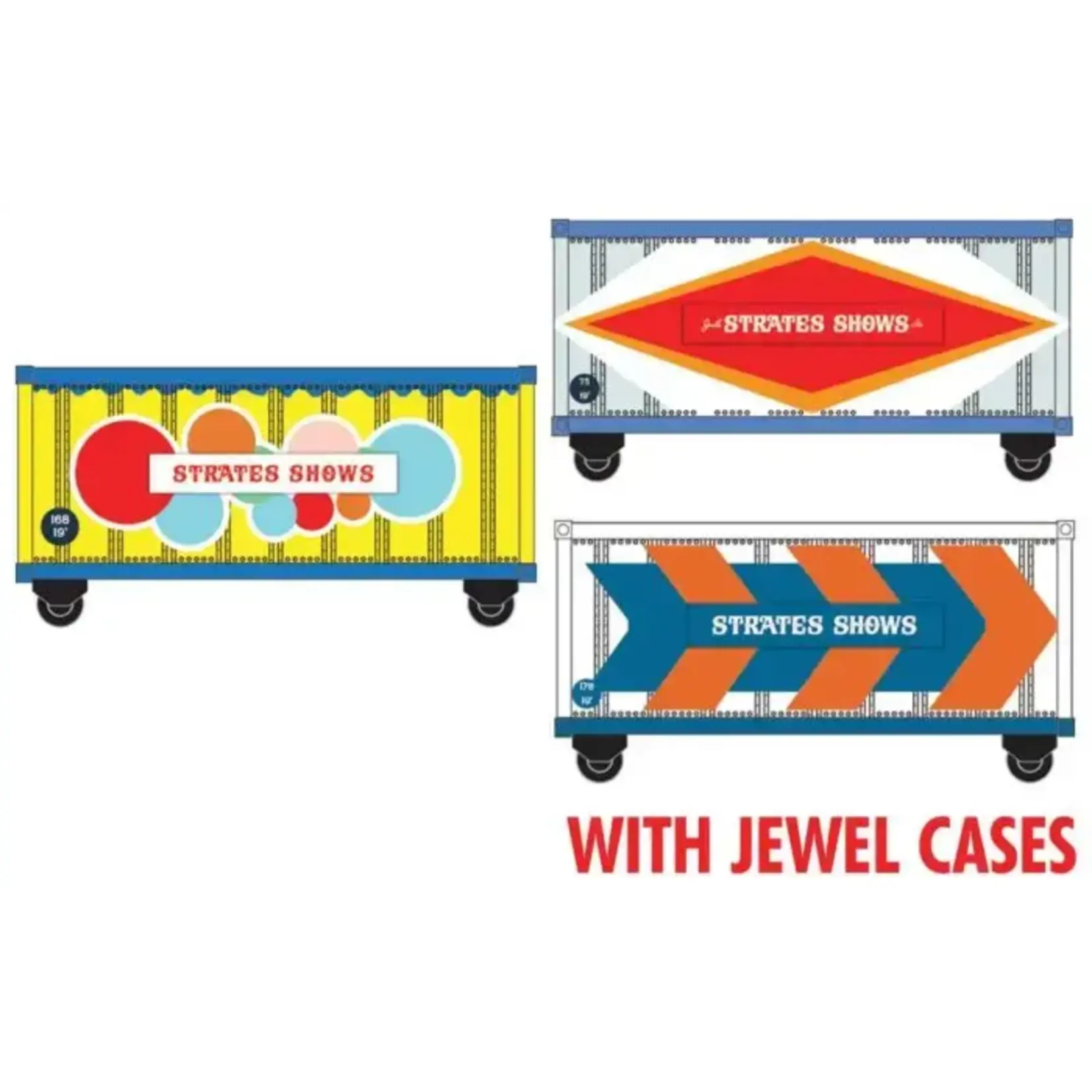Micro Trains Line 98302274 N Strates Containers #3 - 3 Pack