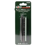 Kato 20468 N Curved Deck Girder Bridge Light Green - 17.6 Rad/15 Deg