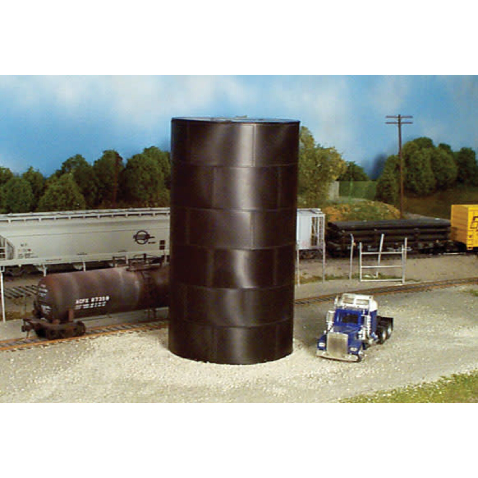 Rix 501 HO Flat Top Water/Oil Tank Kit - 43' Scale