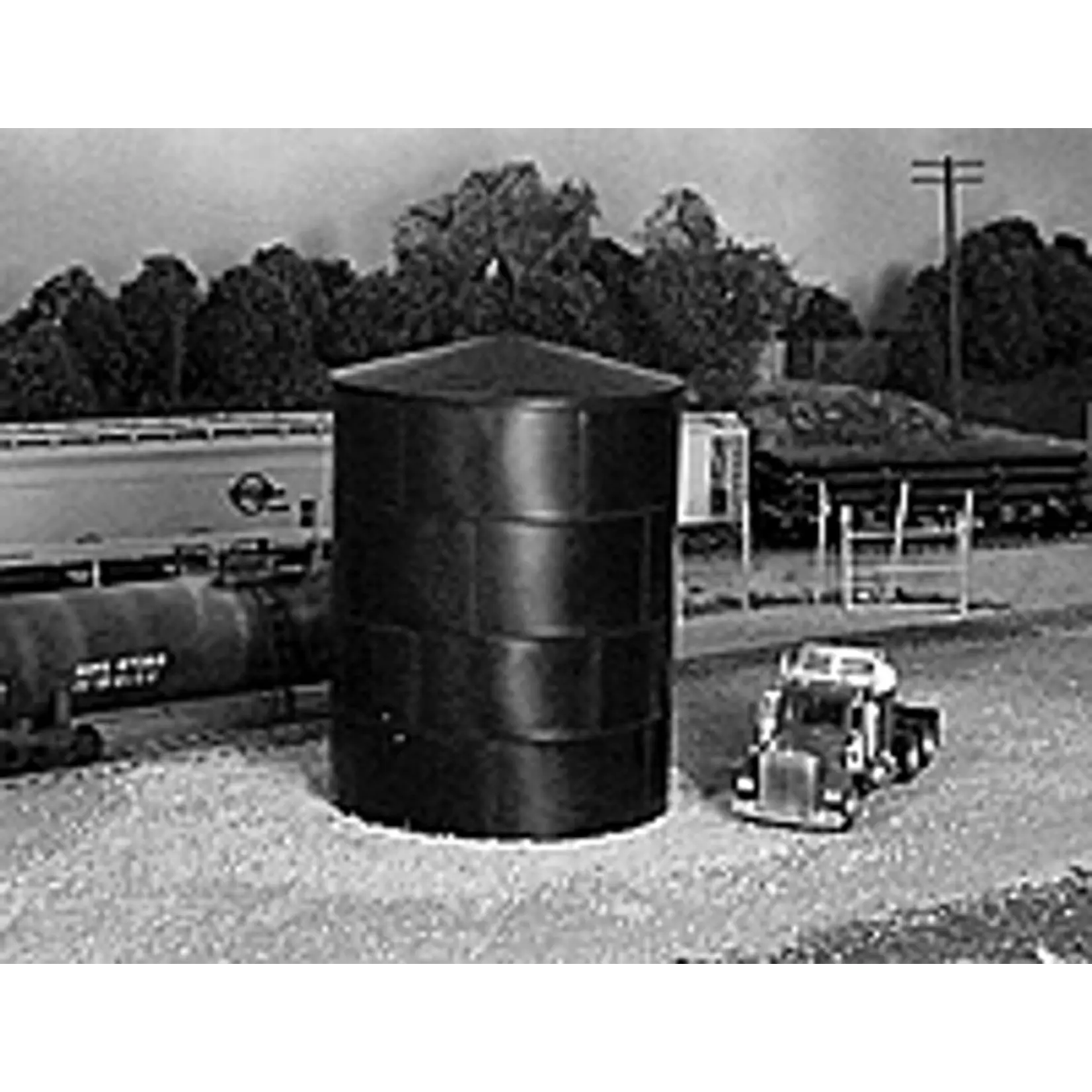 Rix 503 HO Peaked Top Water/Oil Tank Kit - 29' Scale