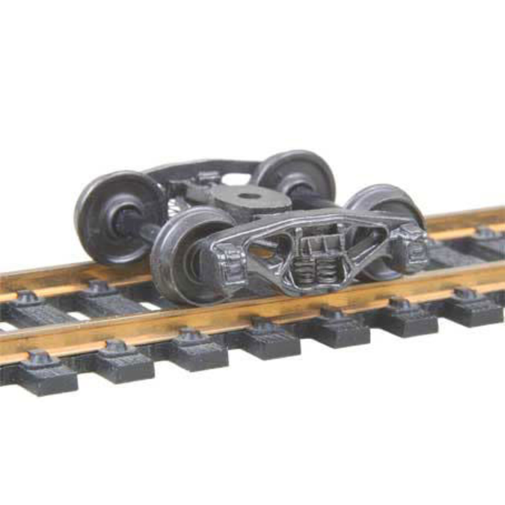 Kadee 550 HO Vulcan Double Truss Self Centering Trucks 33" Ribbed Black