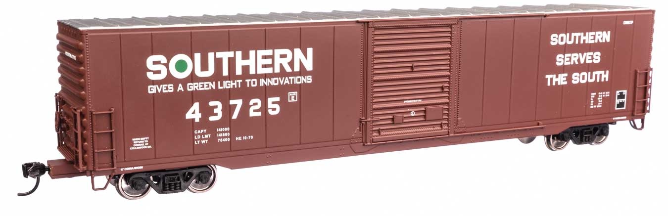 9103370 HO 60' Pullman Auto Parts Boxcar - Southern Railway #43725
