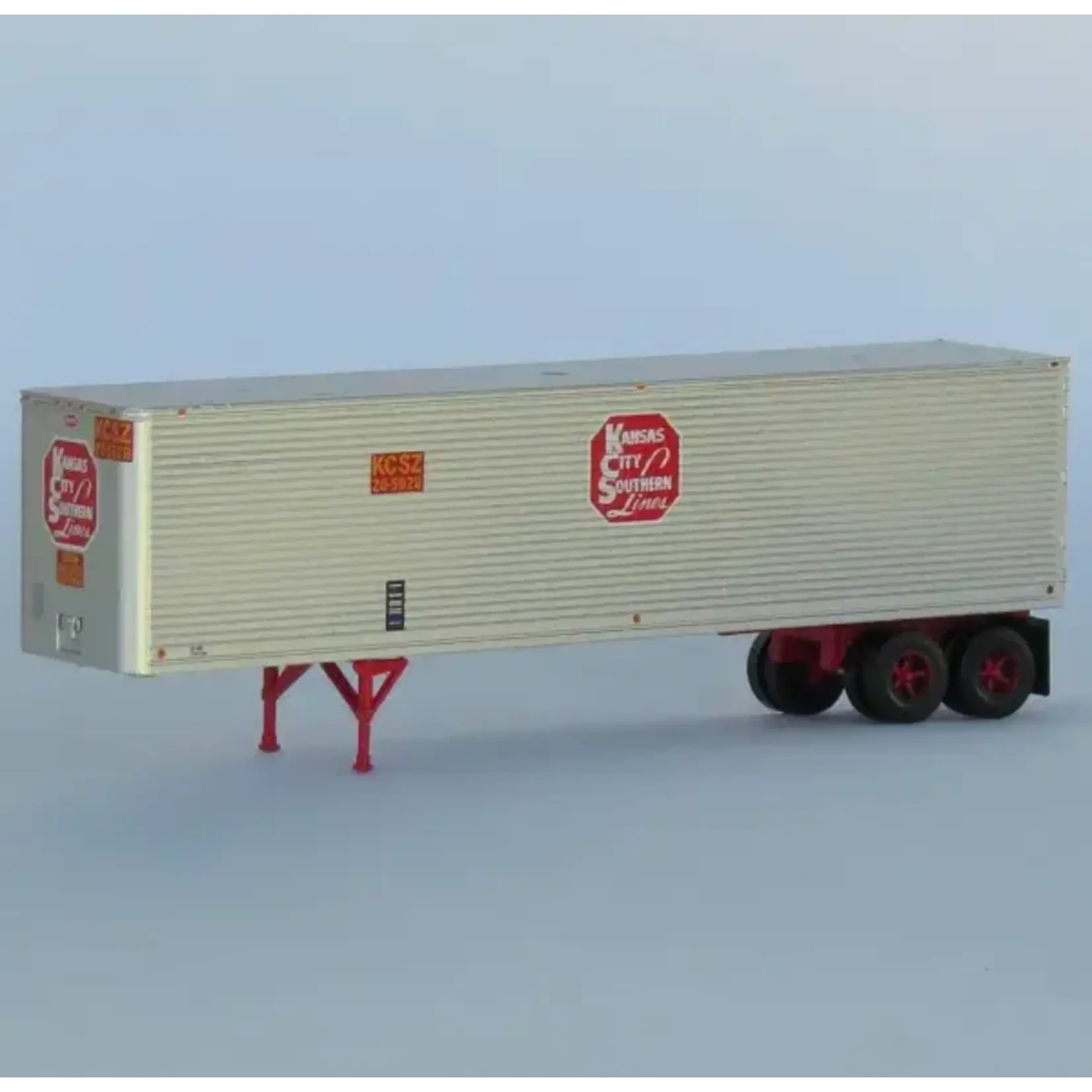 Train Worx 4026802 40' Corrugated Trailer KCS #205060