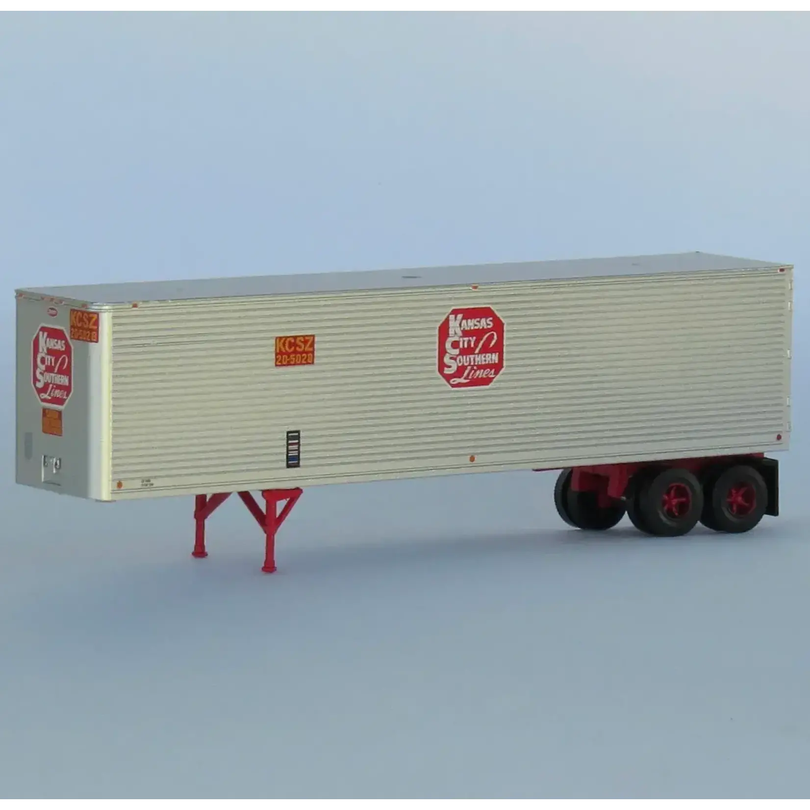 Train Worx 4026803 40' Corrugated Trailer KCS #205072