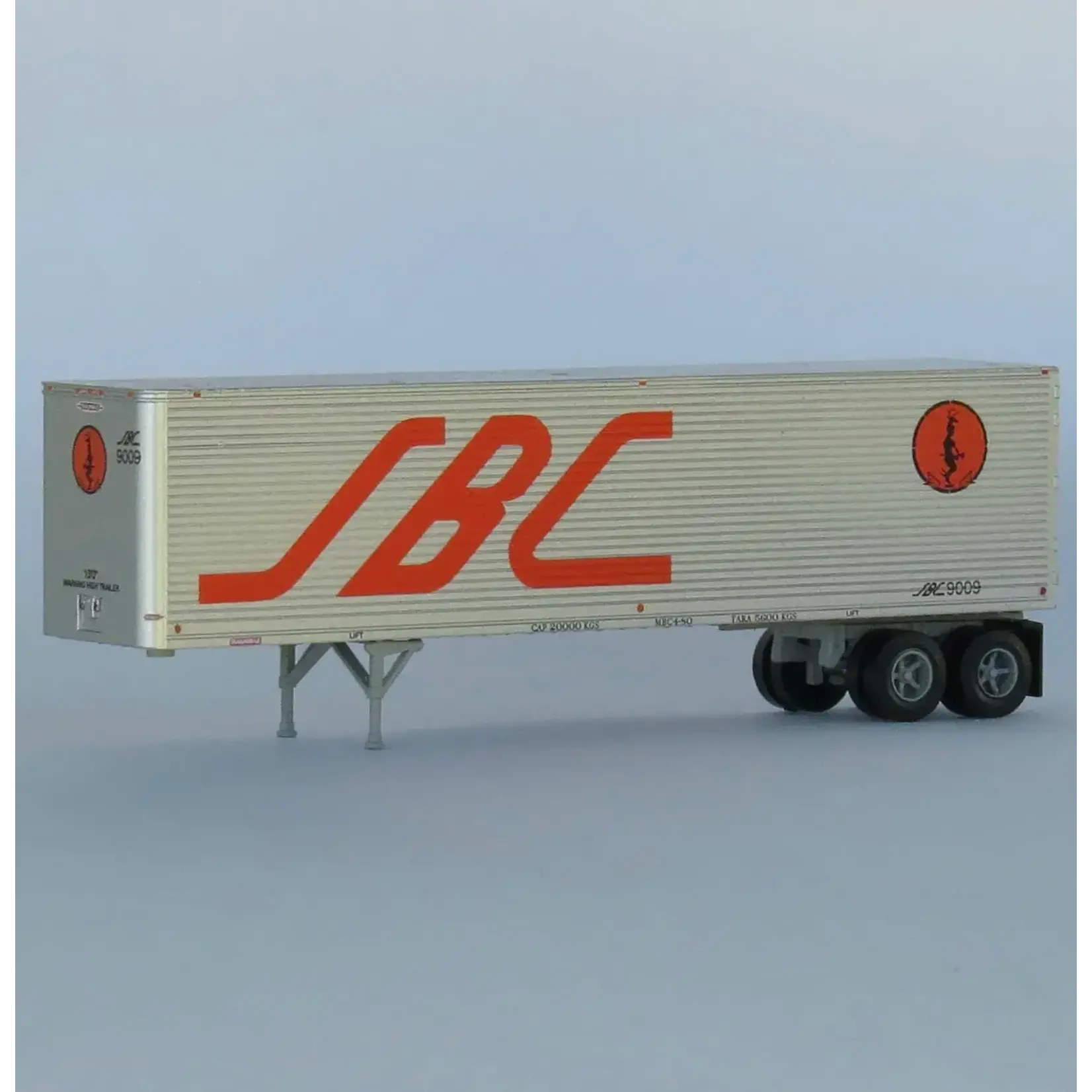 Train Worx 4027901 40' Corrugated Trailer SBC #9009