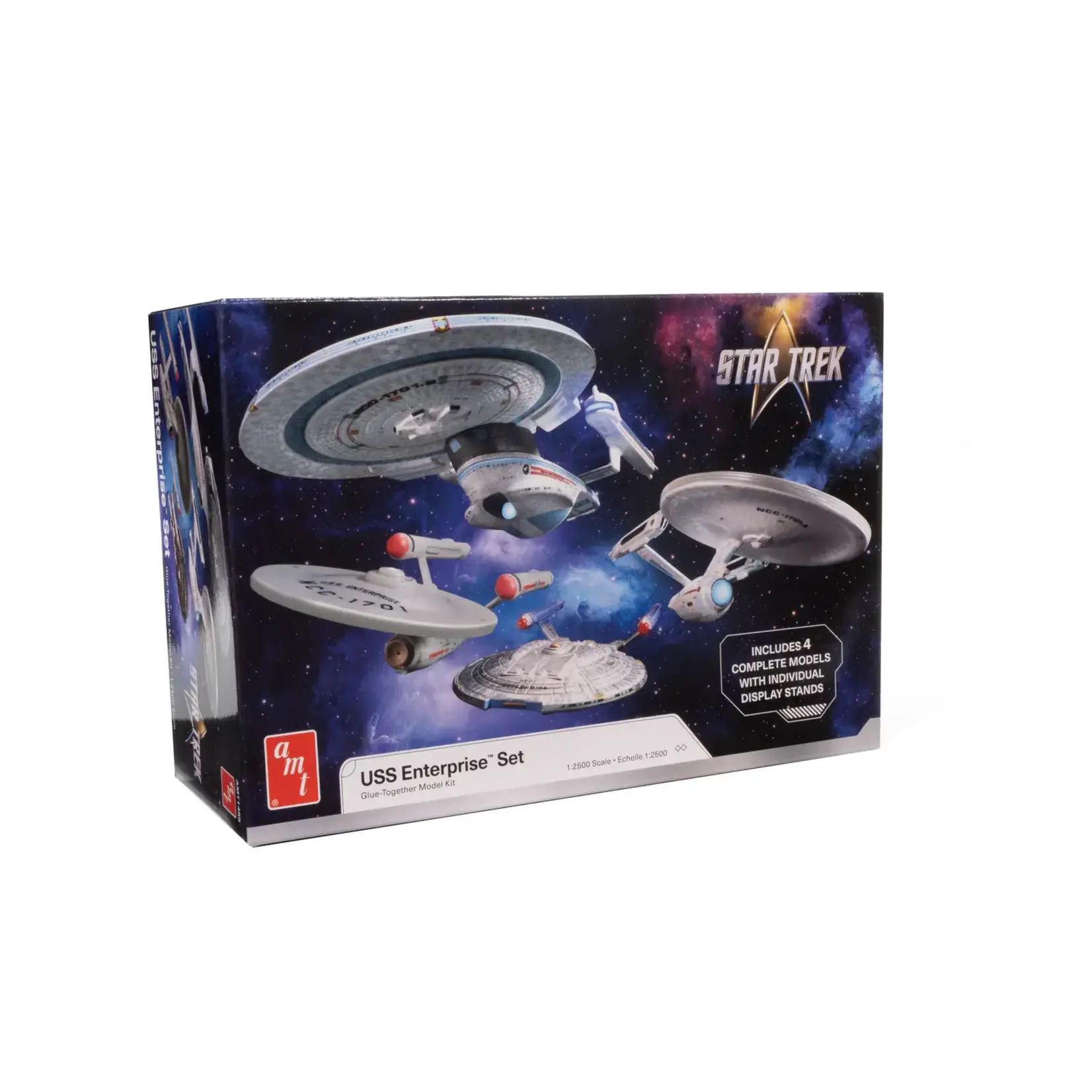 AMT 1485 1/2500 Star Trek USS Enterprise Ship Set - 4 Models