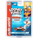 Auto World 363 Thunderjet Ultra G Silver Screen Looney Tunes Slot Car Porky Pig 1967 Mercury Cougar