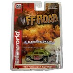 Auto World 375 Thunderjet Ultra-G X-Traction Off-Road Slot Car 1965 Volkswagen Baja Bug Green
