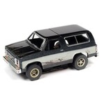 Auto World 375 Thunderjet Ultra-G X-Traction Off-Road Slot Car 1977 Chev Blazer - Black
