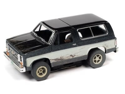 375 Thunderjet Ultra-G X-Traction Off-Road Slot Car 1977 Chev Blazer - Black