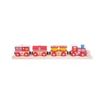 Bigjigs Toys Fire & Rescue Train