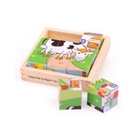 Bigjigs Toys BJ536 Animal Cube Puzzle