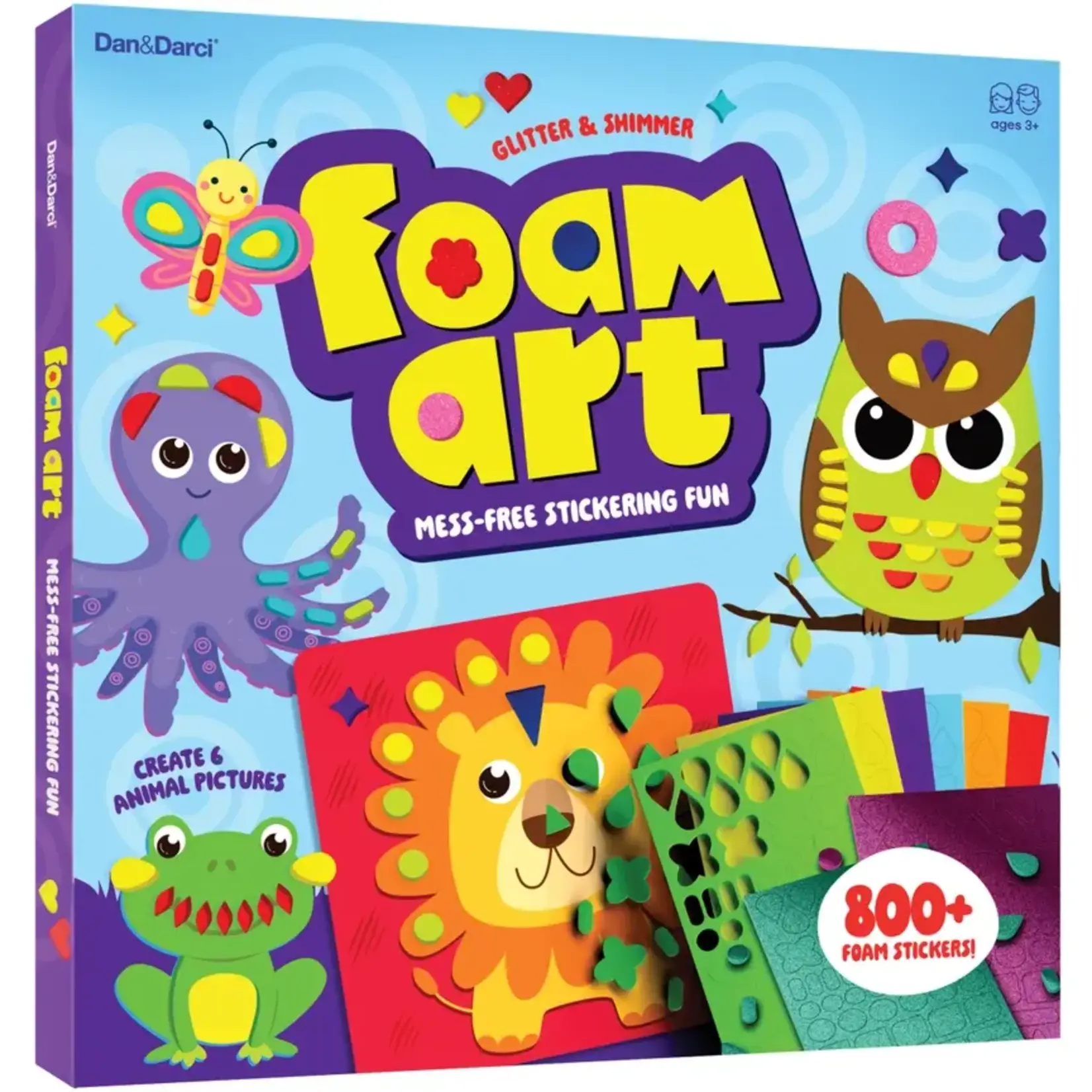 Dan&Darci Glitter & Shimmer Foam Art