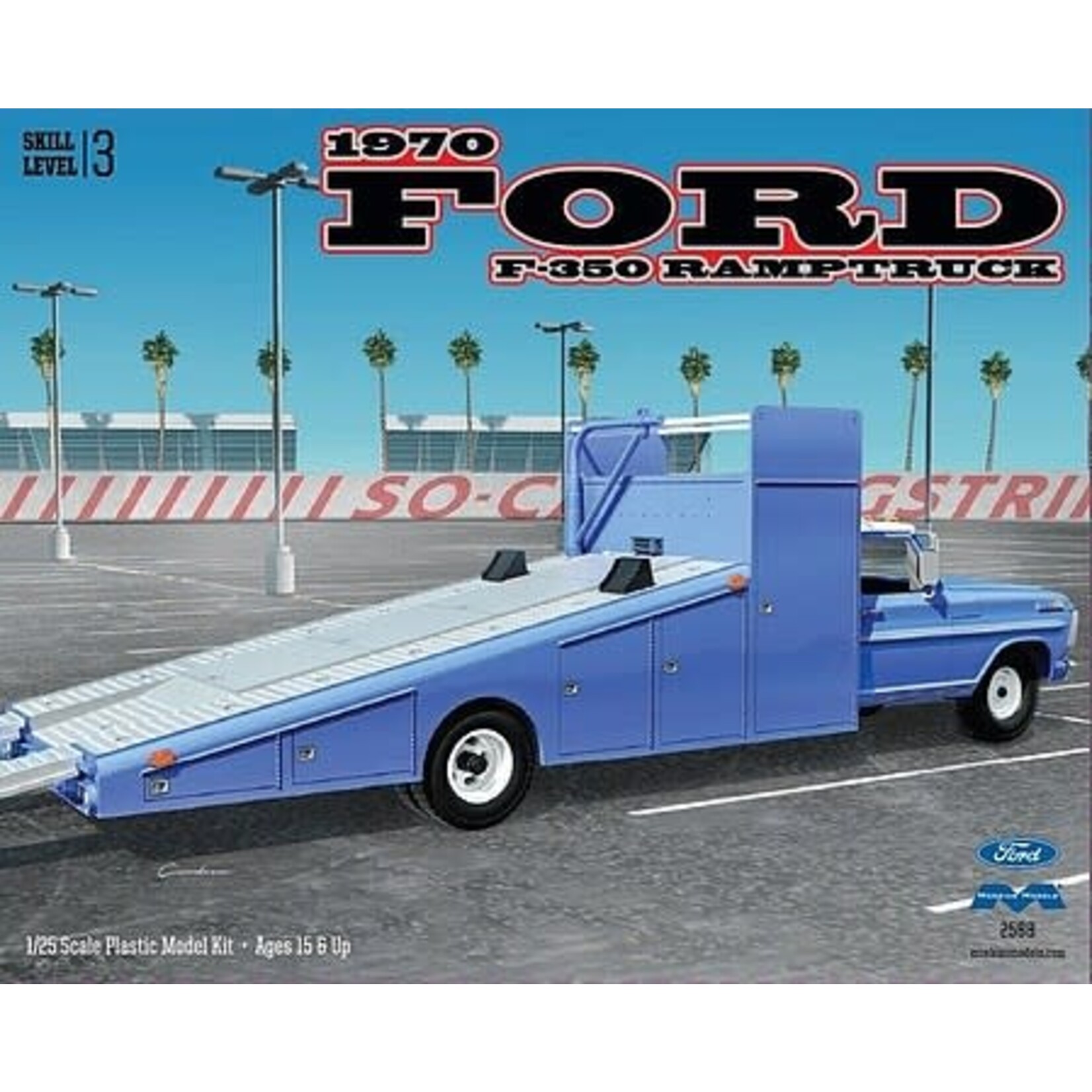 Moebius 2588 1969 Ford F350 Ramp Truck
