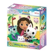 32761 3D Gabby's Dollhouse 100 Piece Puzzle - Chuck's Trains