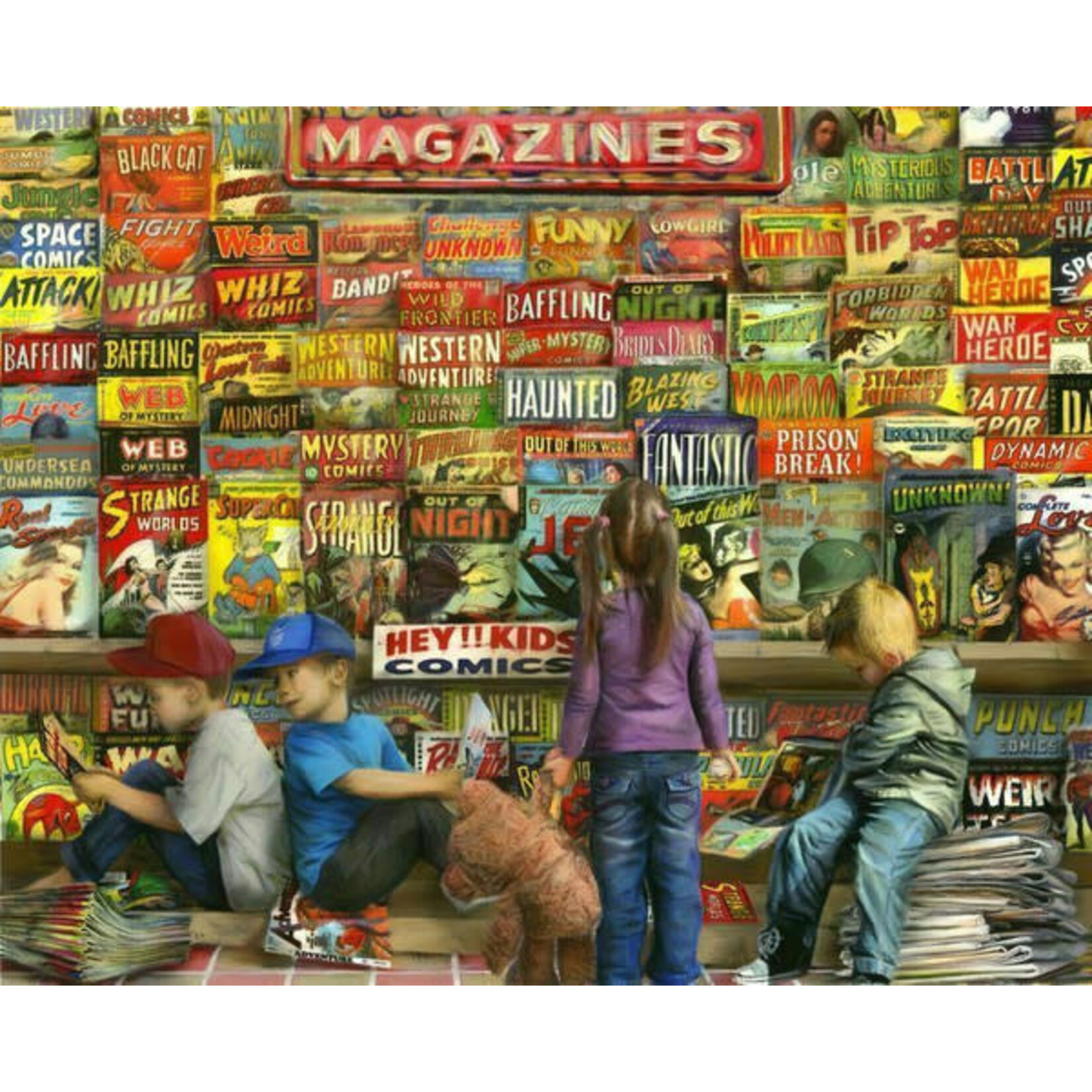 Springbok 3811229 Comic Book Heaven 1000 Piece Puzzle