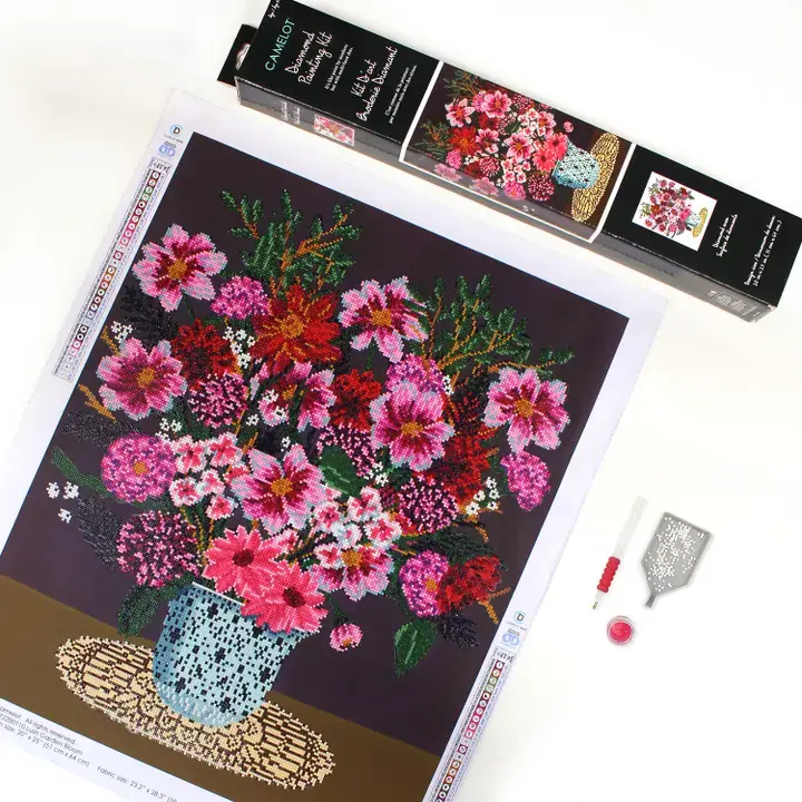 Lush Garden Bloom Diamond Art