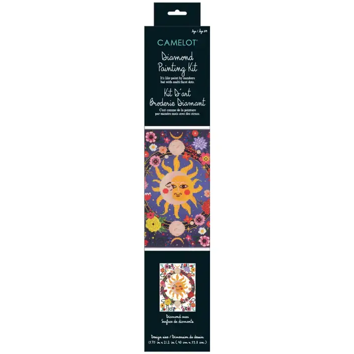 Floral Eclipse Diamond Art