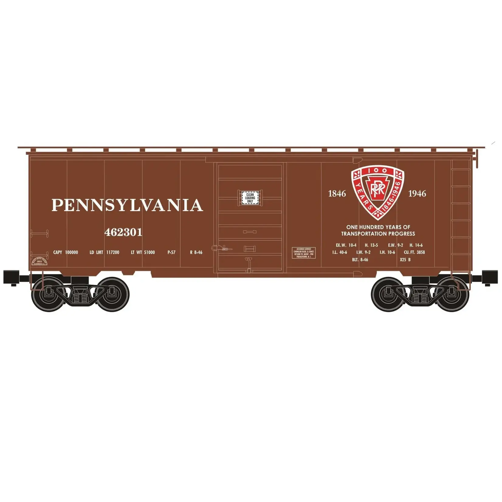 Ready Made Trains 96415 O Boxcar PRR 100th Anniversary