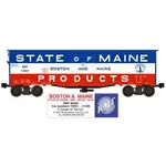 Ready Made Trains 96442 O Boxcar B&M Red, White & Blue