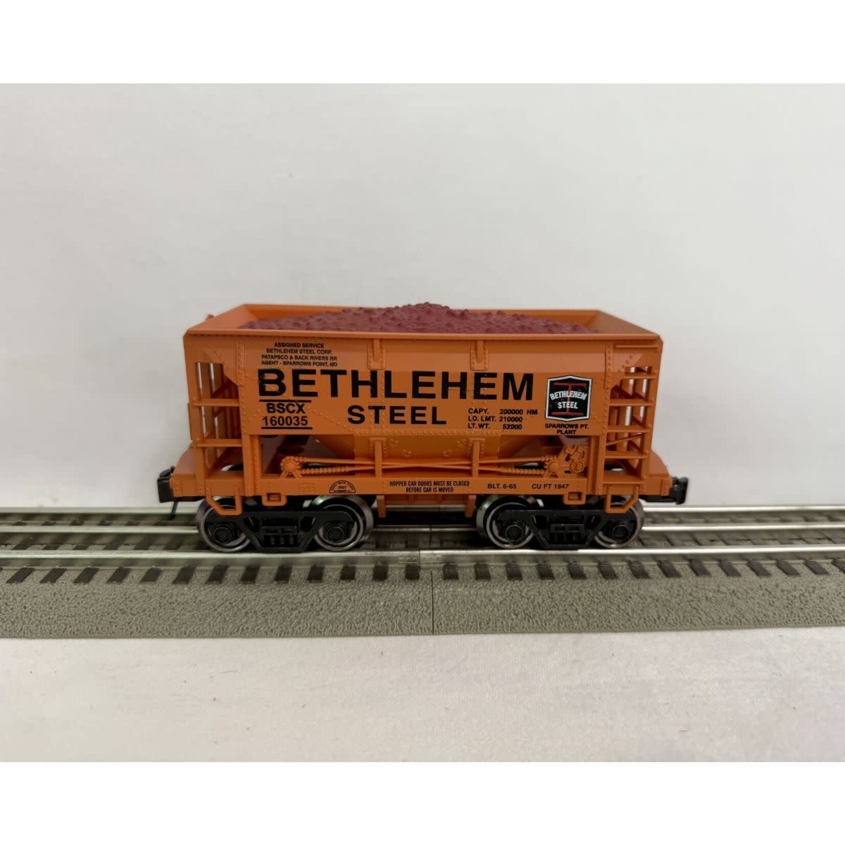Ready Made Trains 96719321 O Ore Car Bethlehem Steel Sparrow's Point