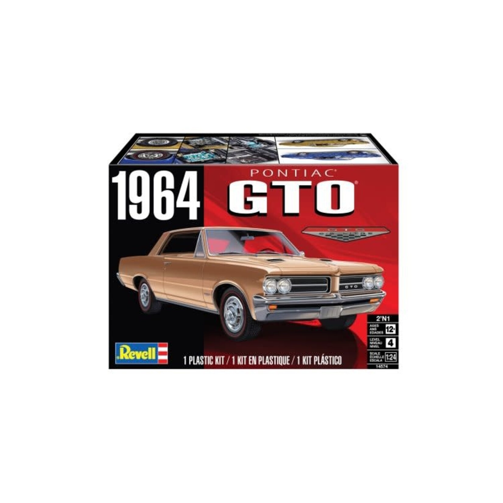 Revell 14574 1964 Pontiac GTO 2n1 Skill 4