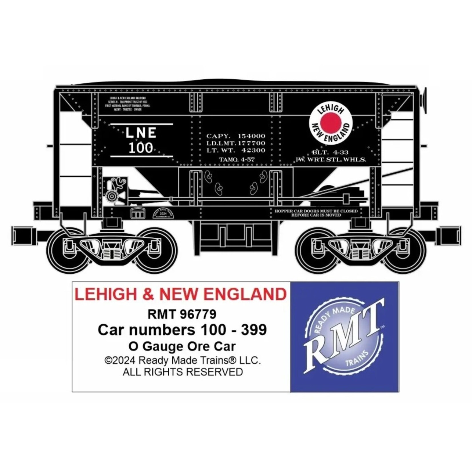 Ready Made Trains 96779 O Ore Car L&NE