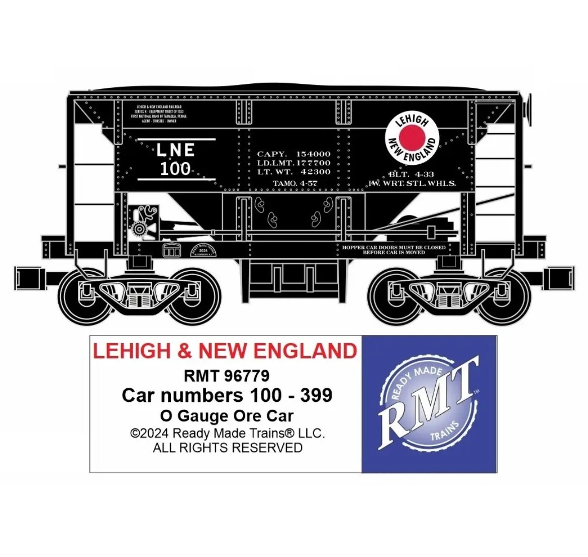 96779 O Ore Car L&NE