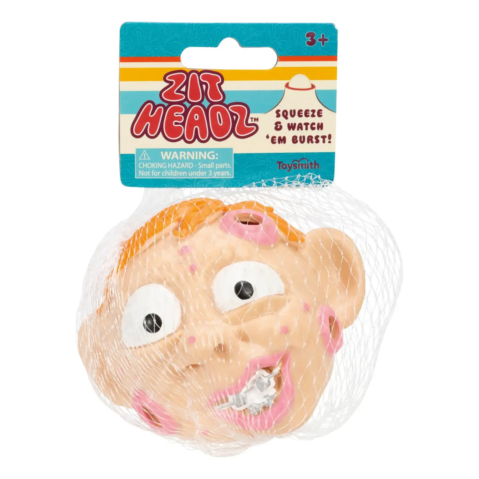 Toysmith Zit Headz Satisfying Squishy