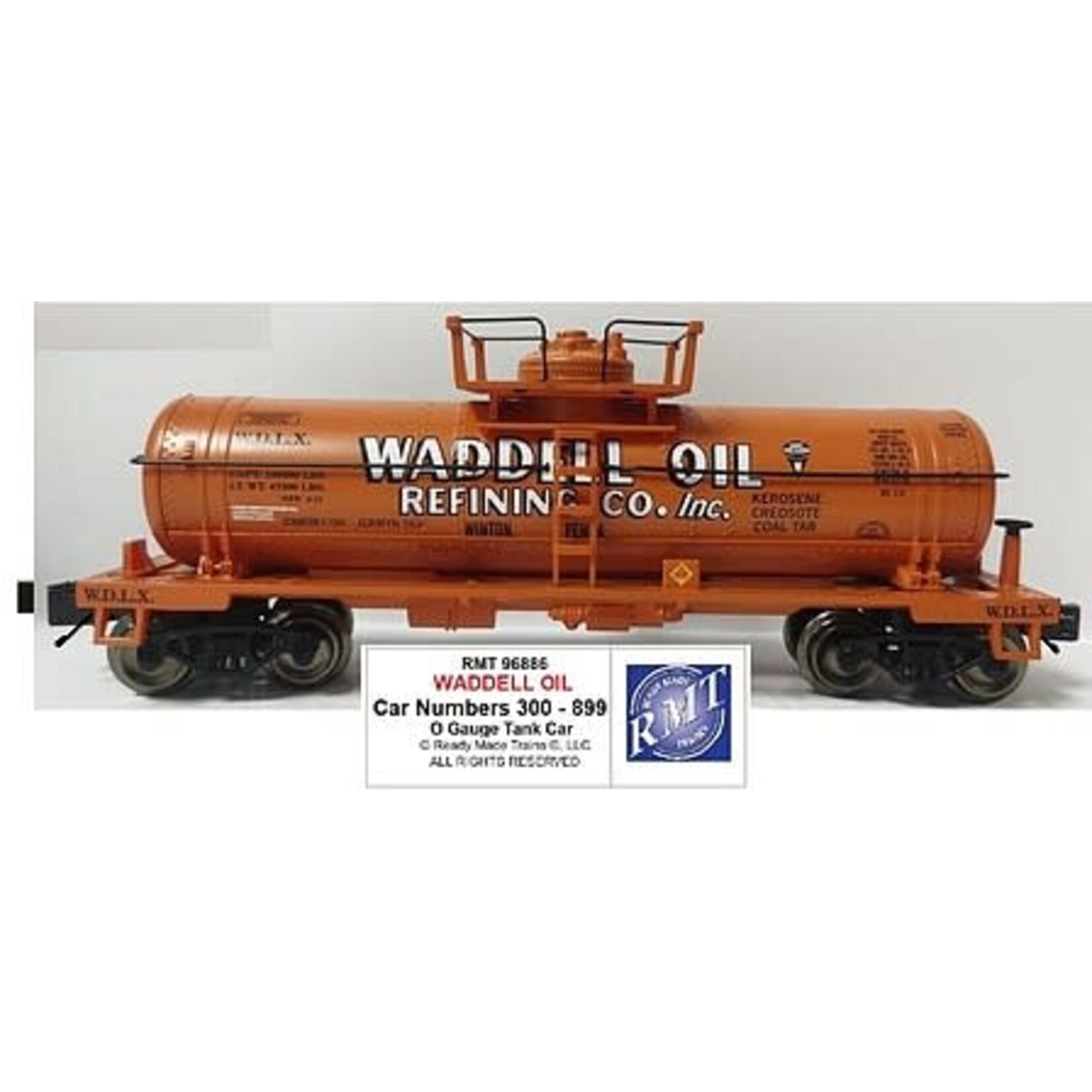 Ready Made Trains 96886 O Single Dome Tank Car Wadell