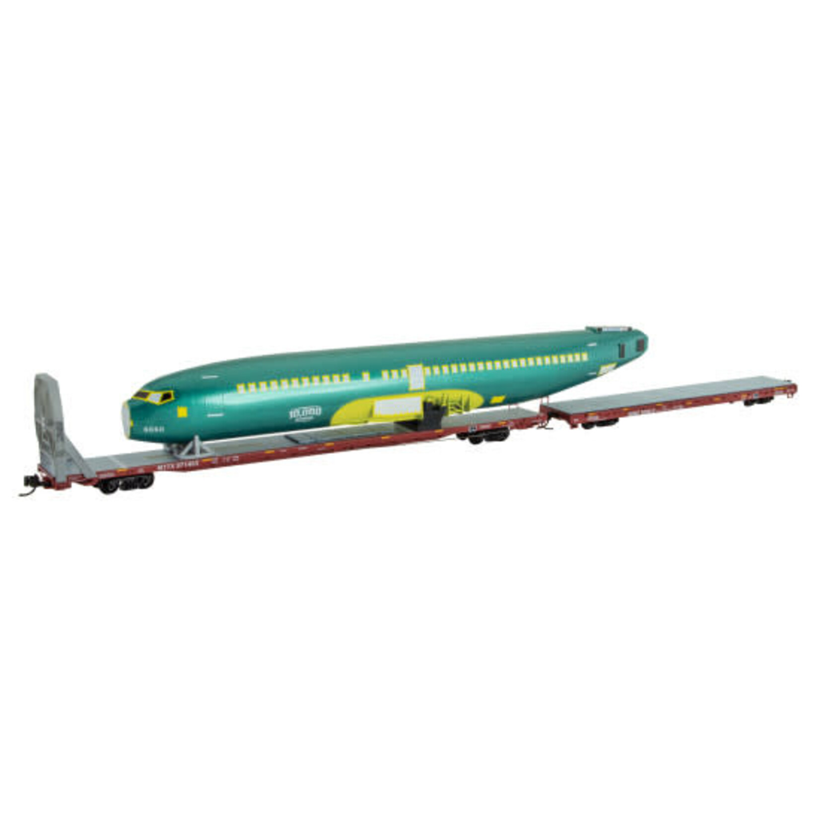 Micro Trains Line 98302276 N BNSF w/ 10,000th Fuselage 2pk