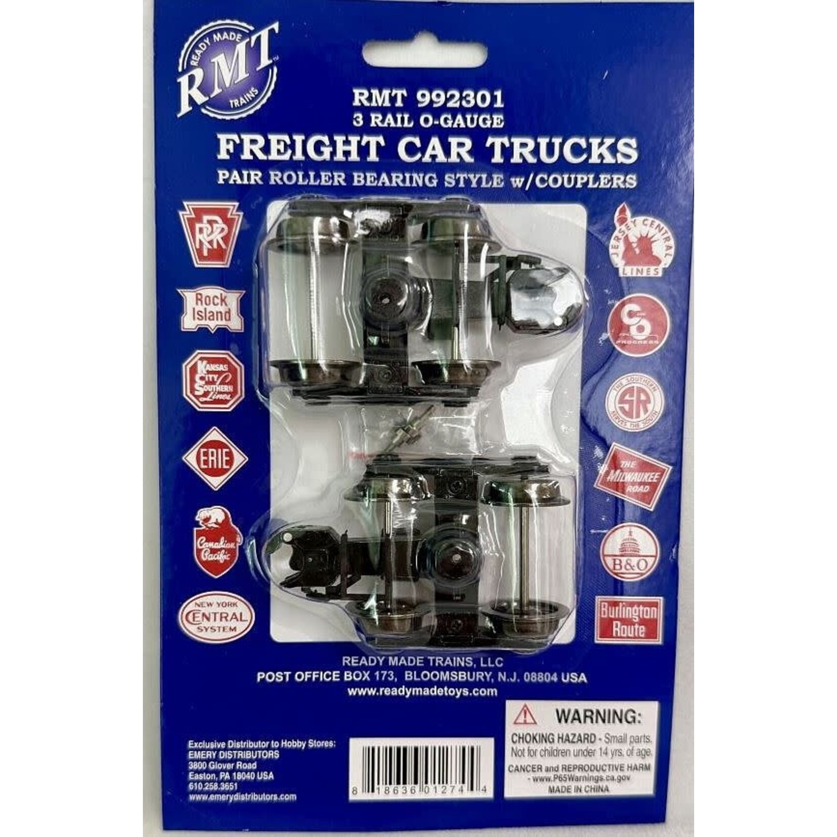 Ready Made Trains 992301 O Roller Bearing Trucks