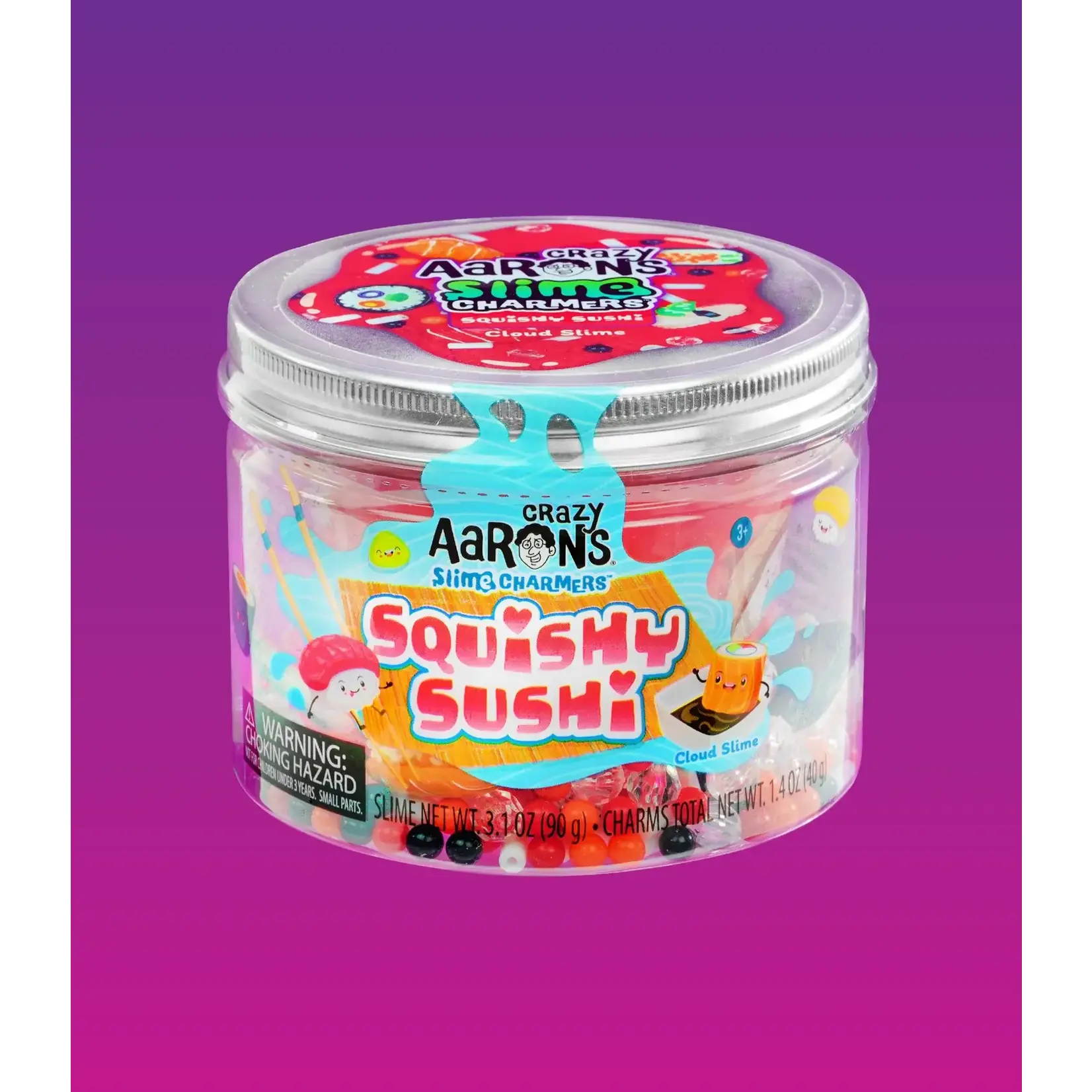Crazy Aarons Squishy Sushi Slime Charmers