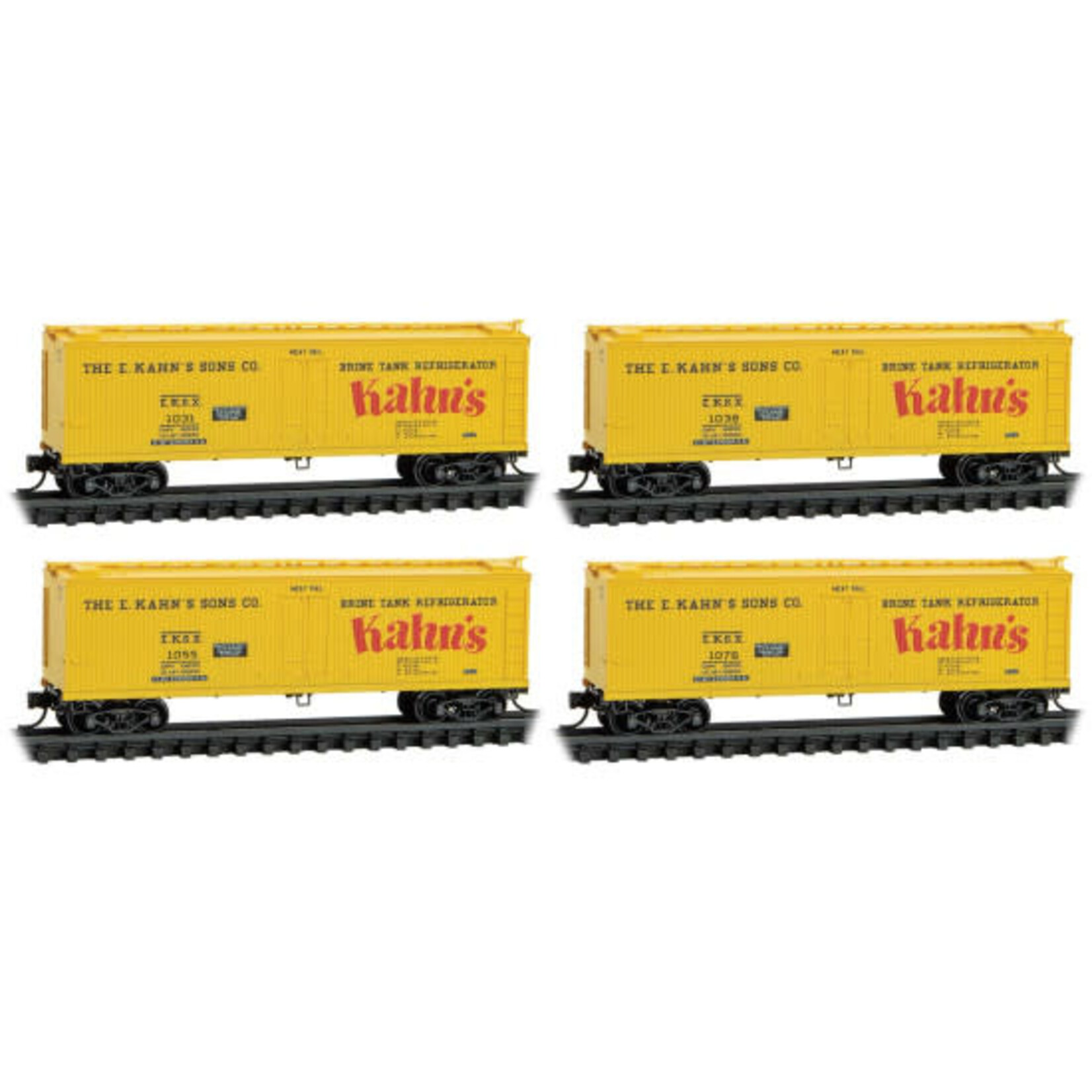 Micro Trains Line 98300238 N Kahn's 238 - 4 Pack