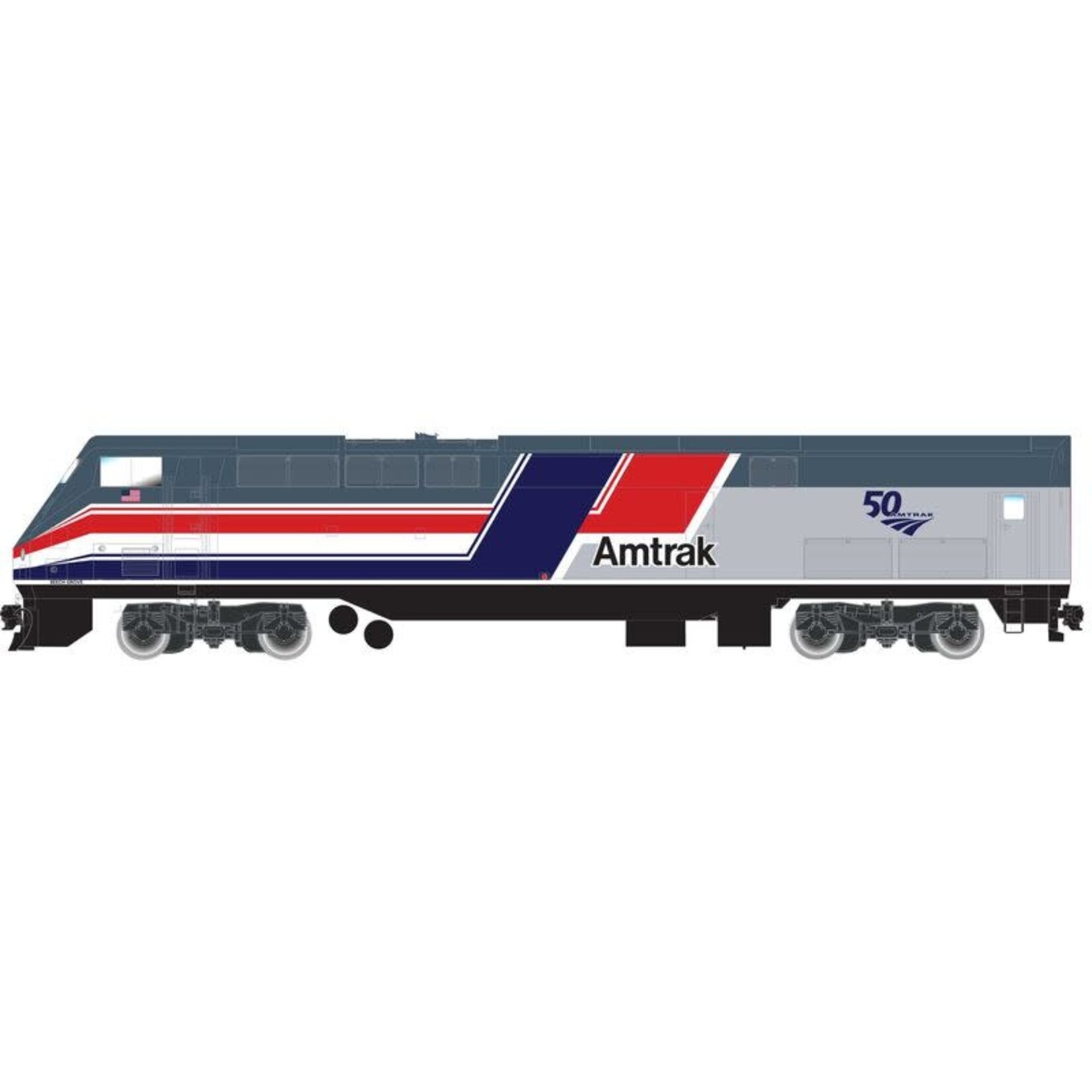 Athearn Genesis 81116 HO AMD103 P42 Amtrak 50th Anniversary 160