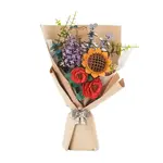 Hands Craft Flower Bouquet Wooden Puzzle